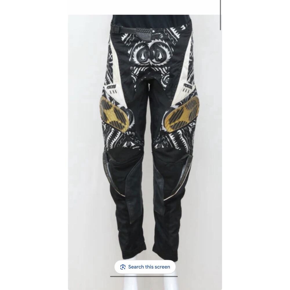Vintage No Fear Rogue Series Motocross Pants Size 34 Motorcycle
